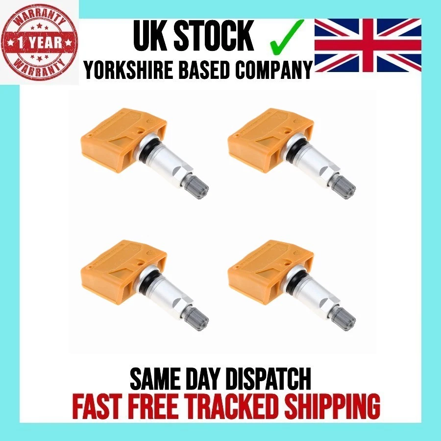 4 Sensori Pressione Pneumatici TPMS Metallo, Valvola Argento Per Nissan - Foto 12