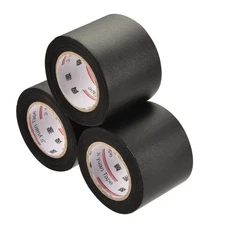 3Pcs Wrap Pipe Protective Tape Non-Adhesive 5cmx13m Thick Tube Protector Black