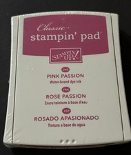 NEW Stampin Up PINK PASSION Water Based Dye Ink Pad Stampin Pad Sealed