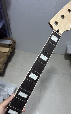 4string Gloss 20fret Maple electric J bass neck part block inlaid 34inch