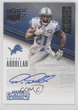 2016 Panini Contenders NFL Ink Ameer Abdullah #14 Auto 0q0m