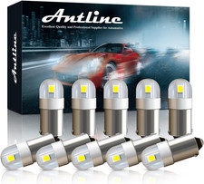 BA9S BA9 1895 1891 53 57 47830 64111 3893 LED Bulb White, Super Bright Canbus Er