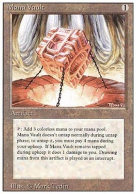 Mana Vault - Heavy Play MTG Revised
