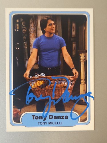 Carte personnalisée signée Tony Danza - Tony Micelli dans qui est le patron - Photo 1/6