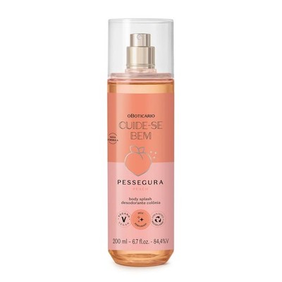 Boticario - Cuide-se Bem - Pessegura - Colonia Feminina Body Splash 200Ml