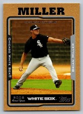 2005 Topps Updates & Highlights Gold  Brian Miller UH228 1291/2005