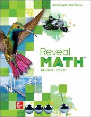 Reveal Math, Course 3, Volume 1, - Paperback, by unknown author - Very Good o