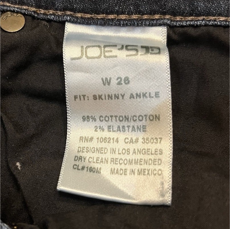 Joe's Jeans Skinny Ankle Blue Denim Stretch Women's Jeans Medium Wash