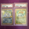 Pokémon 2021 Celebrations Blastoise & Venusaur PSA Mint 9 graded sequential