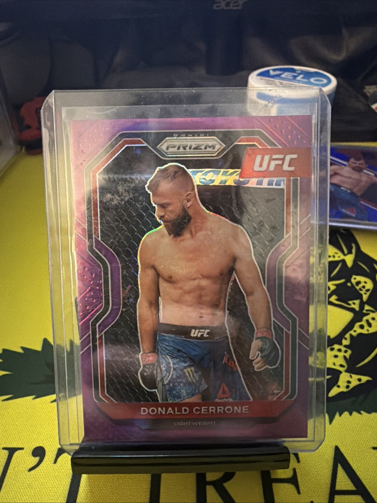 2021 Panini Prizm UFC - Donald Cerrone #12 Purple Prizm /149