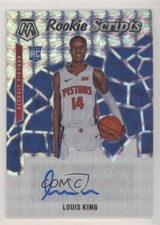 2019-20 Panini Mosaic Rookie Scripts Louis King #RS-LKG Auto nd3
