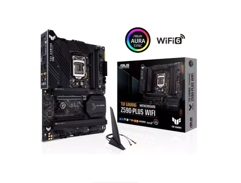 ASUS TUF Gaming Z590-Plus WiFi 6 LGA 1200 (Intel 11/10th) ATX Gaming Motherboard