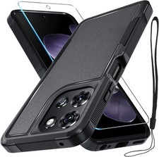 Moto G 5G 2025 Case, Heavy Duty Rugged Shockproof Protective Cover with Lanyard