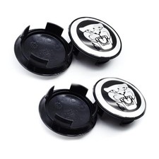 Wheel Hub Center Cap Center Logo Emblem Hub Cover 59mm ABS Material JG Black2