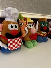 Herr Kartoffelkopf Plüsch Konvolut X3 Chef Frau Kartoffelkopf Superheld 7 Zoll Hasbro 