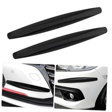 2PCS Anti-Collision Car Bumper Guard Strip, Anti-Scratch Car Bumper Black