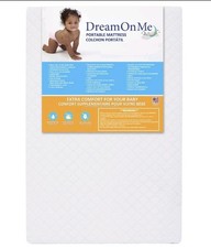 Dream On Me, Holly 3  Fiber Portable Crib Mattress I Waterproof