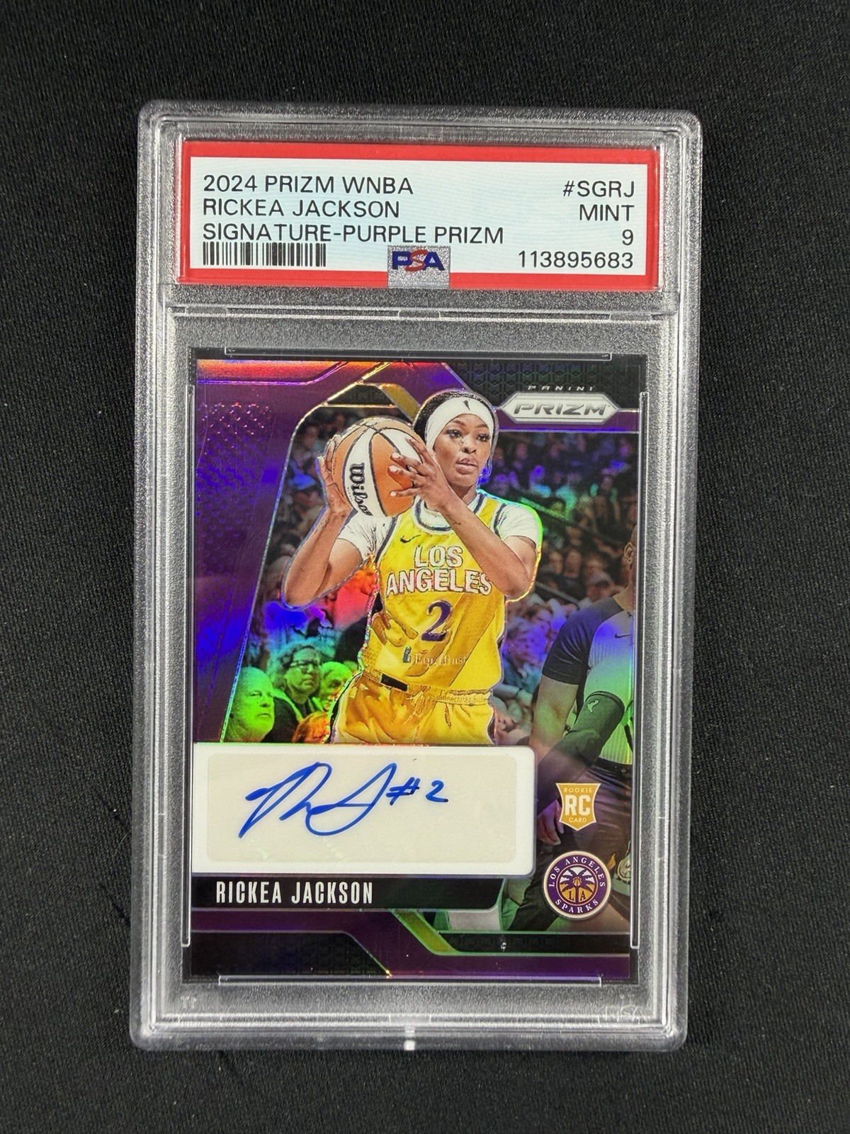 2024 Panini Prizm WNBA - Rickea Jackson #SG-RJ Purple Prizm Auto /49
