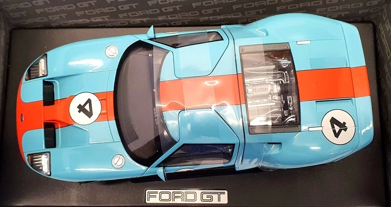Minichamps 1/18 Diecast 100141 - Ford GT Concept #4 - Blue - Image 4 of 4