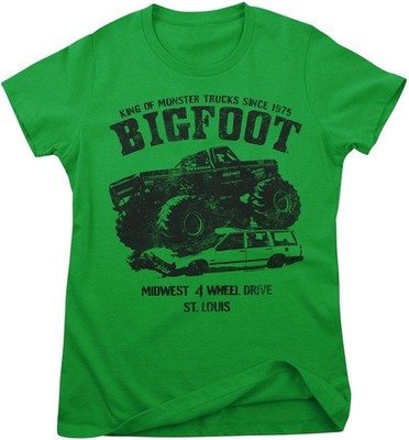 Bigfoot Damen Monster Car Crush Girly Tee DTR-5-BF005-H91-17