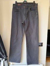 Marlboro Classics Grey Jeans W33 L32 Mens Straight Leg Denim MCS 