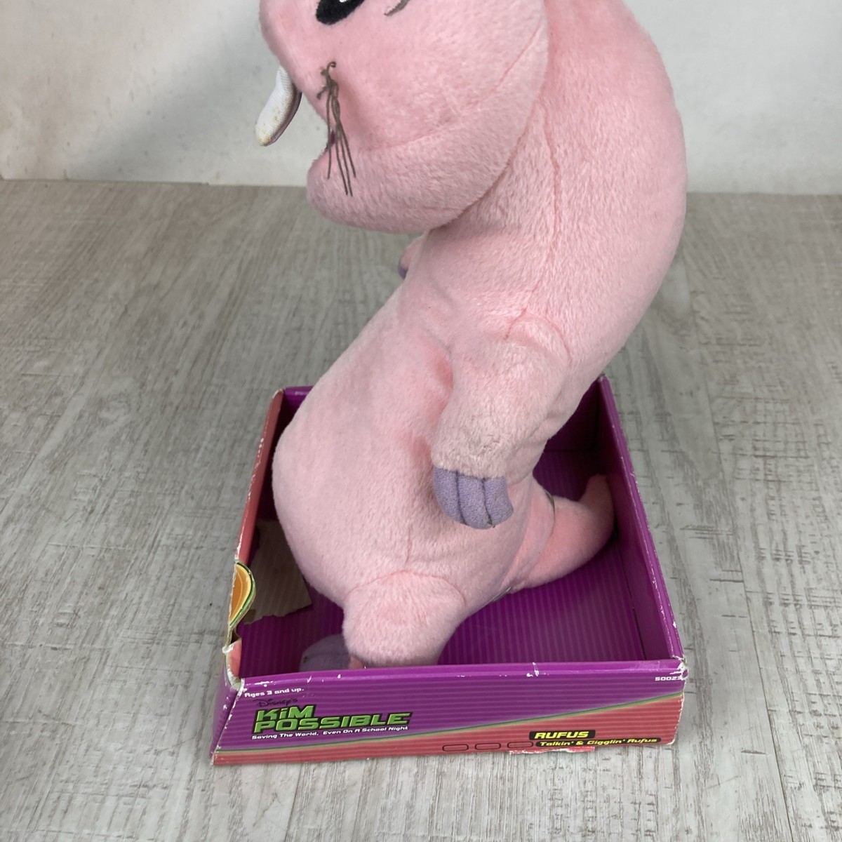 Disney Kim Possible Talking Rufus Plush 10 Inch for sale online | eBay