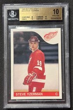 1985-86 O-PEE-CHEE BGS Pristine 10 Steve Yzerman POP 4 #29 Detroit Red Wings