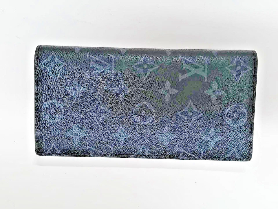 Louis Vuitton Monogram Eclipse Brazza Canvas Long… - image 6