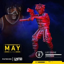 3D Druckfigur Wargame Einheit-9 - Luis Savane