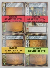 MYTHOS CCG 1996 CHAOSIUM INC 200 CARD LIMITED EDITION STARTER / BOOSTER SET