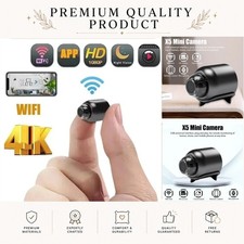 1080p Mini Wireless Security Camera Night Vision Motion Detection X5