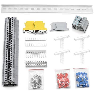 Terminal Block Kit, Rail Type Voltage Terminal, Rail Combined Terminal Block