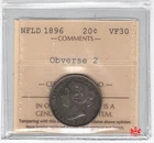 1896 Newfoundland 20 Cents — photo from another recent sale
