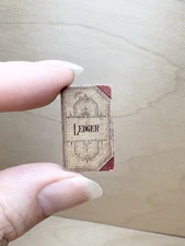 Dollhouse Miniature 1:12 NOS VTG Ledger Book For Accounting Farrow Industries