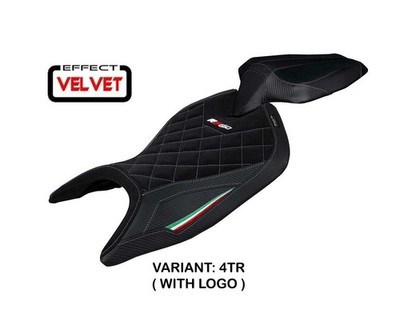 Sattelbezug Kompl Sitz Mamba Velvet 3Farb TR + logo TPZ Aprilia RS 660 2021 2026