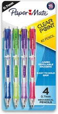 Paper Mate Clearpoint Mechanical Pencils 0.7mm HB #2 Pencil Set Art Supplies Tea