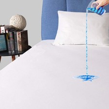 Safe and Sound Waterproof Mattress Protector, 2 Pack King Size Premium Mattre...