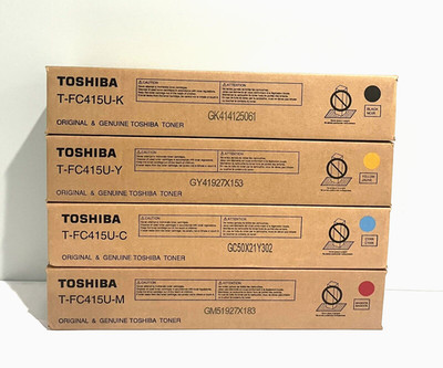 Toshiba T-FC415U Genuine Toner Cartridges Set KYCM For eStudio 2515AC,5015AC NEW