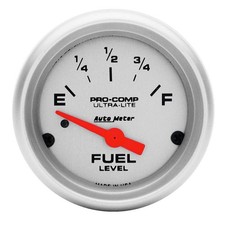 Autometer Fuel Level Gauge 52mm 0-90 Ohm Short Sweep 4314