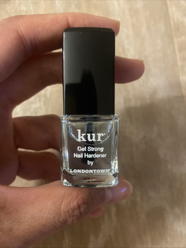 Kur Get Strong Nail Hardener by Londontown 7 ml .24 oz Travel Size NEW