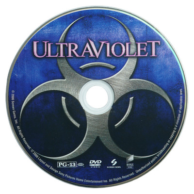Ultraviolet DVD 2006 Milla Jovovich Kurt Wimmer Sci-Fi Disc Only No Tracking