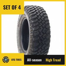 Set Of 4 Used Lt 25575r17 Bfgoodrich Mud-terrain Ta Km 111108q - 18-1932