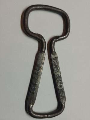 Flaschenöffner Coca Cola Metall 50er 60er Jahre