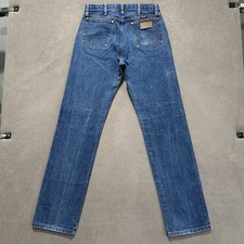 Wrangler Jeans Mens 32x36 31x33.5 Blue Denim Cowboy Cut 13MWZ Western Straight
