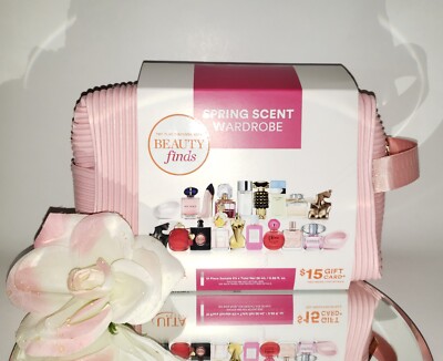 Ulta Women's Spring Scent Wardrobe 19pc Parfum Sampler Kit Gift