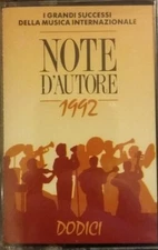 Various - Note D'Autore 1992 Dodici (Cassetta) David Bowie Rod Stewart Battiato