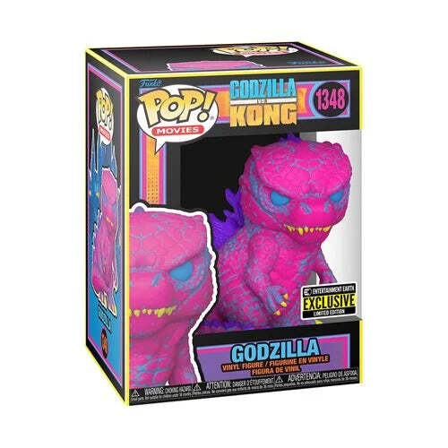 FUNKO POP! MOVIES GODZILLA VS KONG: BLACKLIGHT GODZILLA #1348 (ENTERTAINMENT EAR - Picture 1 of 2