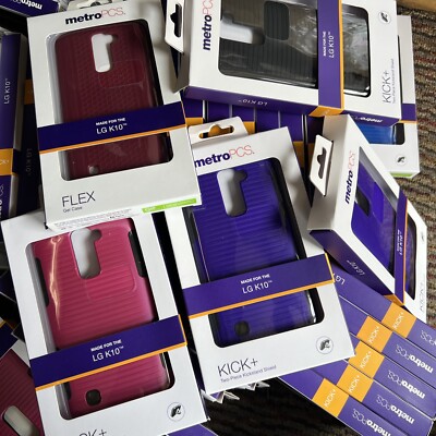 2 MetroPCS Kick+ 2-piece Kickstand Shield Covers-Various Colors