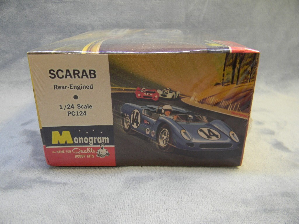 1/24 SCALE SCARAB CAN-AM RACER BLUE MONOGRAM MODEL KIT FOR SLOT