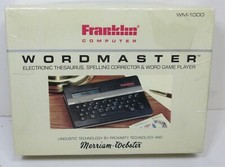 Vintage 1987 Franklin Wordmaster WM-1000 Pocket Electronic Speller Thesaurus